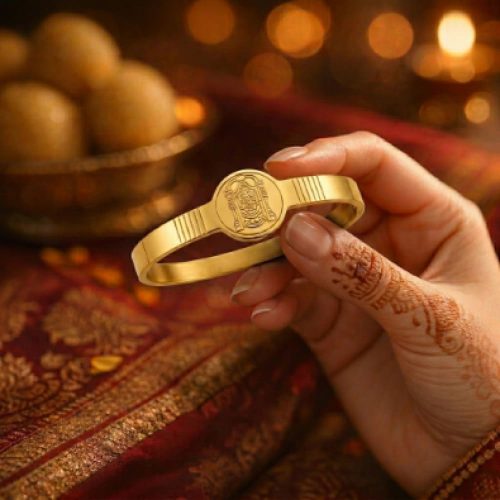 Tirupati Bracelet Rakhi (Govt. Lab Tested & Certified)