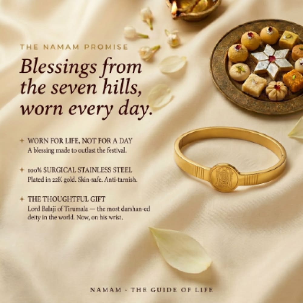 Tirupati Bracelet Rakhi (Govt. Lab Tested & Certified) - Image 8