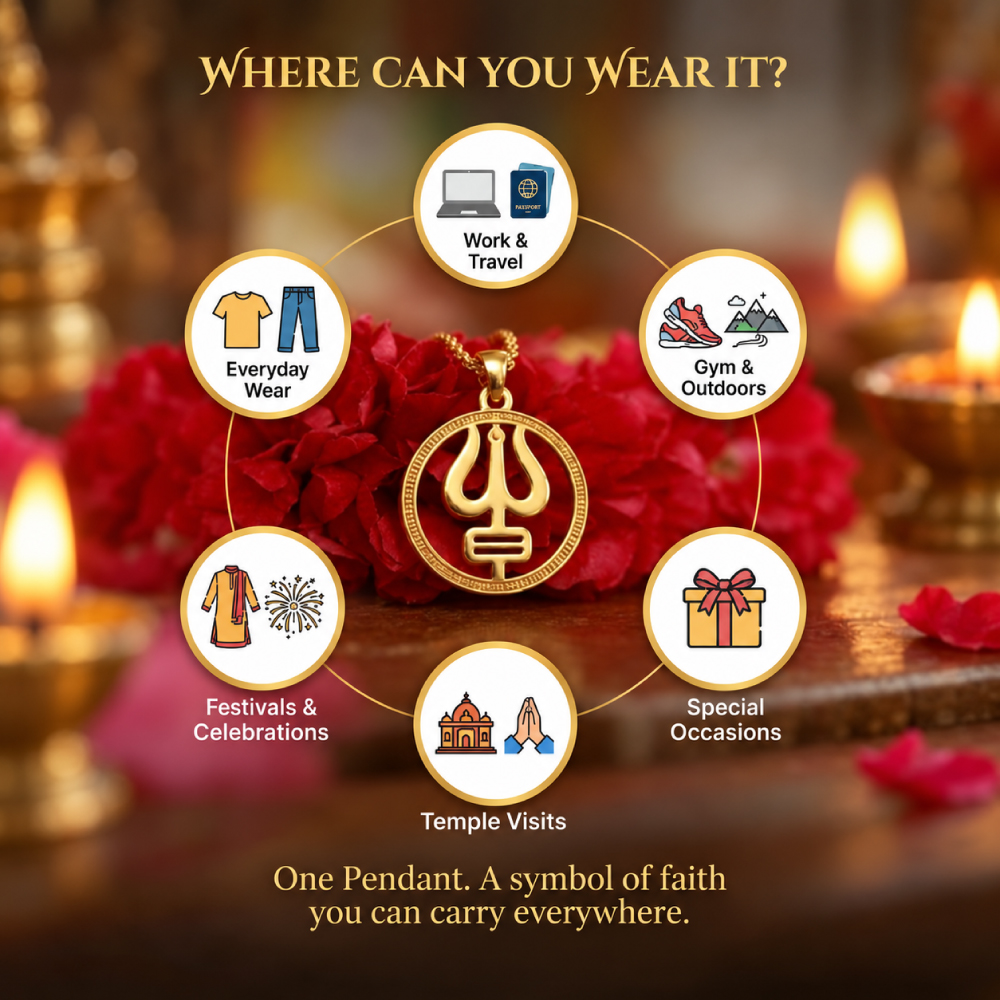 NAMAM Trayambhak Pendant (Govt. Lab Tested & Certified) - Image 2
