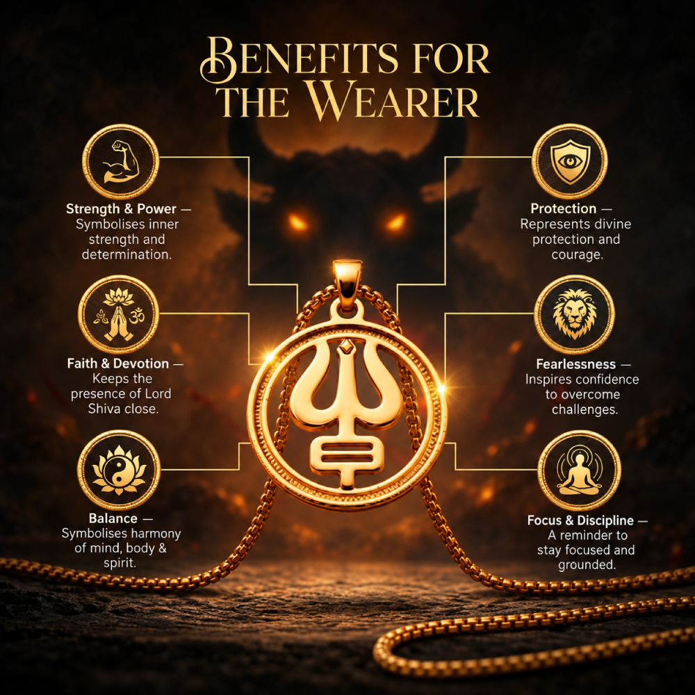 NAMAM Trayambhak Pendant (Govt. Lab Tested & Certified) - Image 3
