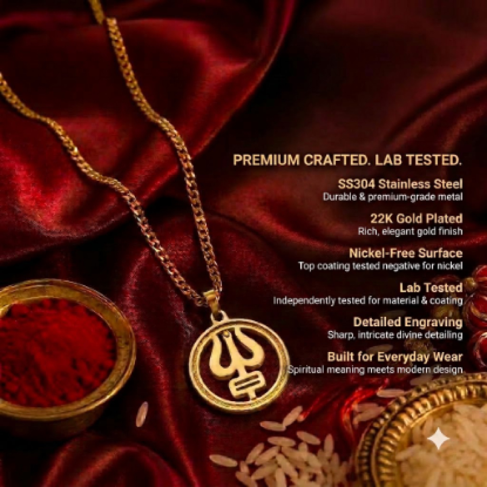 NAMAM Trayambhak Pendant (Govt. Lab Tested & Certified) - Image 4